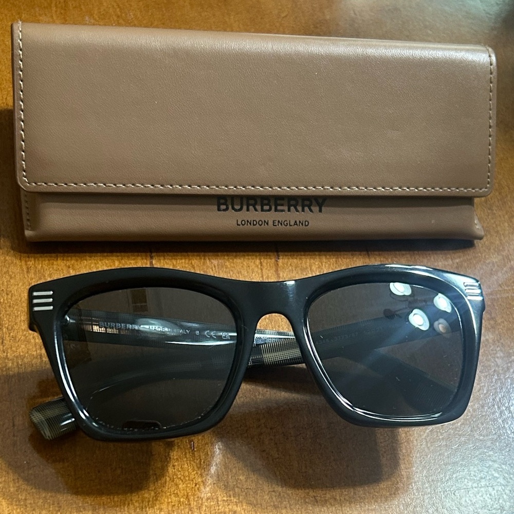 Burberry Black Designer Sunglasses
